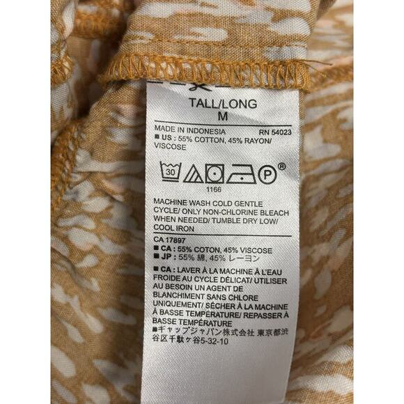 Banana Republic Yellow Gold Dress Cottage Size M - Picture 6 of 6